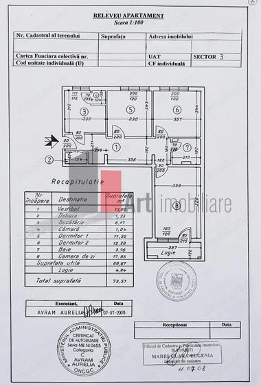 Apartament cu 3 camere decomandat în Dristor