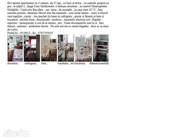Apartament cu 2 camere în Central