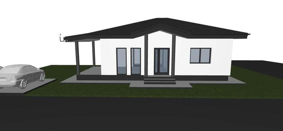 Casă cu 3 camere în Bârnova