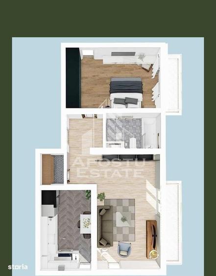 Apartament 2 camere de inchiriat, Giroc, Timisoara - 6