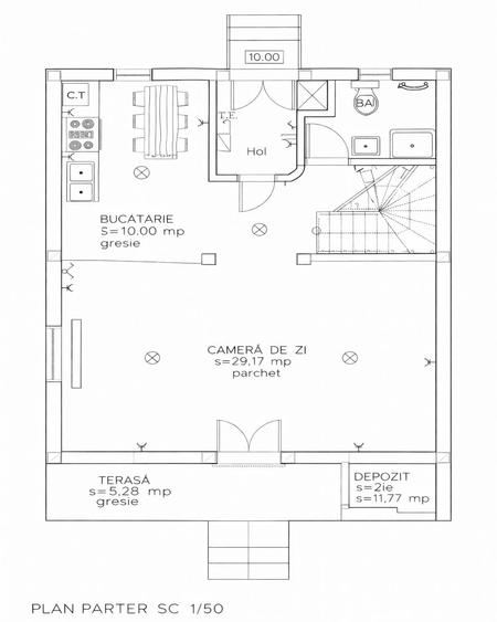 Casa individuala, 4 camere, 95mp si teren 265 mp - 1