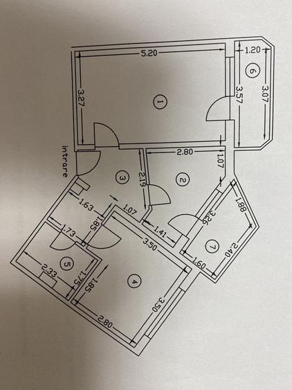 Apartament cu 2 camere în Central