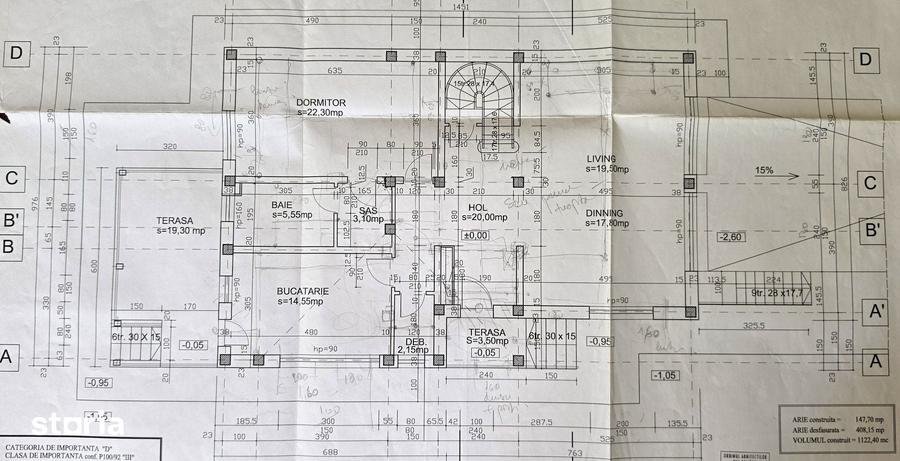 Casă cu 6 camere cu Teren 1250 Mp în Chiajna