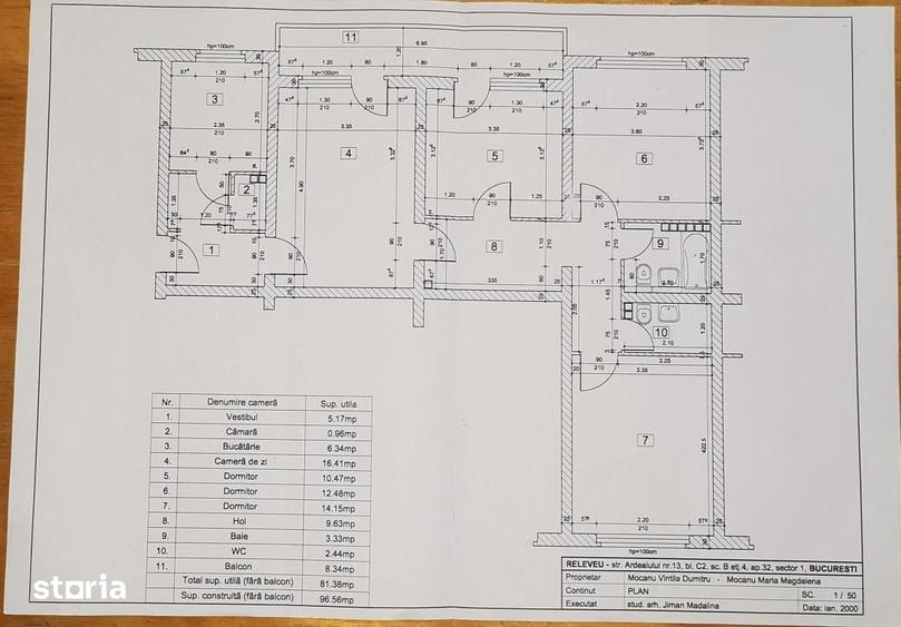 Apartament 4 Camere / Bucurestii Noi / Comision 0% - 1