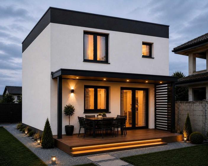 Casă cu 4 camere în Cumpăna