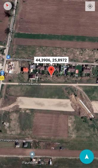 Teren Construcții intravilan de 800 mp, în Țegheș