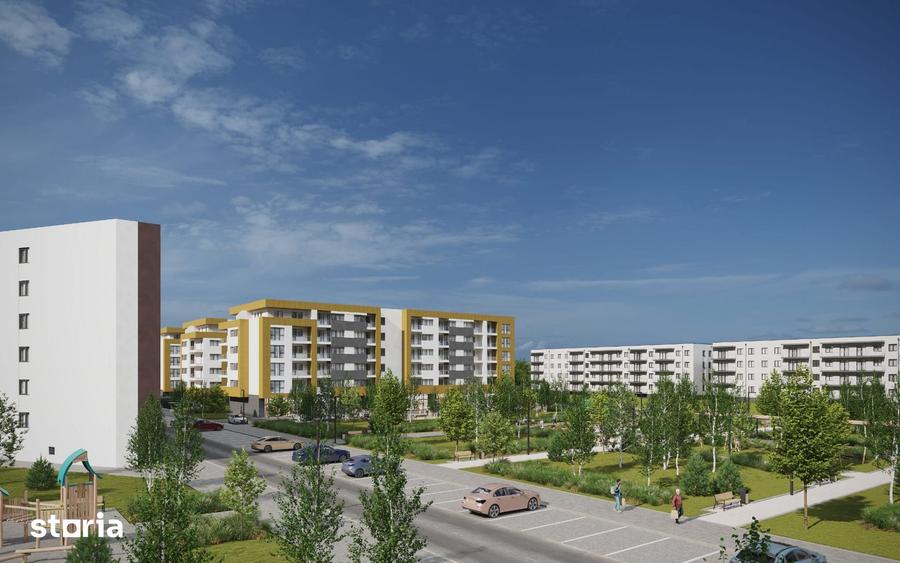2 camere, etaj 3, balcon sticla, ansamblu 5 blocuri si parc 5000mp - 7