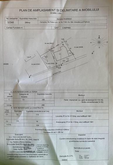 Casă cu 4 camere în Central