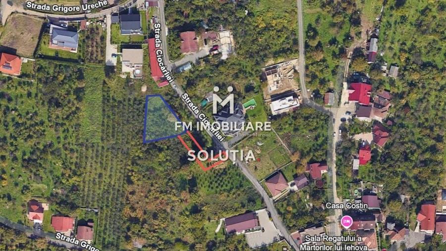 Teren Construcții intravilan de 1065 mp, în Săsar