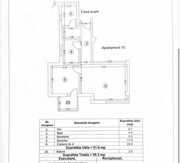 Apartament cu 2 camere decomandat în Năvodari