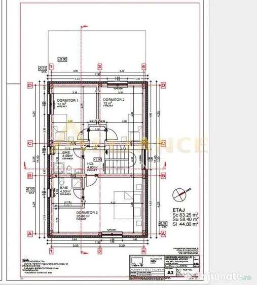 Casă cu 4 camere cu Teren 380 Mp în Central