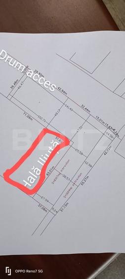 Teren Construcții intravilan de 6500 mp, în Exterior Sud