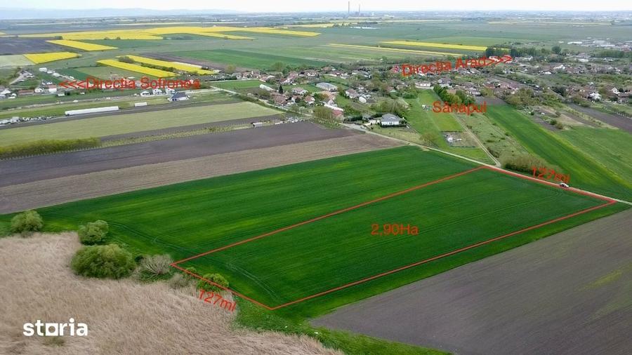 Teren de vanzare 3,80Ha in spate la Westfield+Teren Sanapul de 5,10Ha! - 6