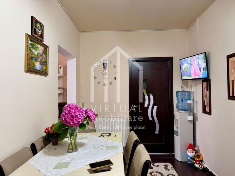 Apartament cu 2 camere decomandat, mobilat în Central