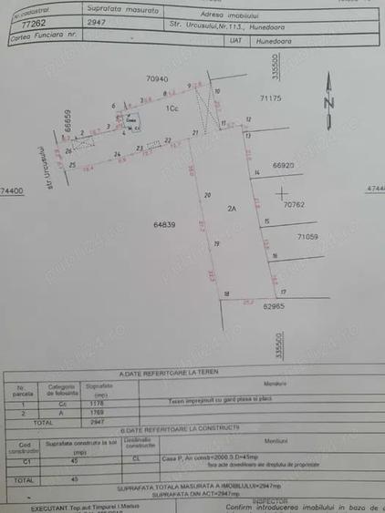 Teren de 2947 mp, în Central