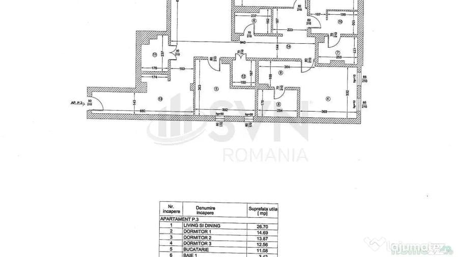 Apartament cu 4 camere decomandat în Unirii