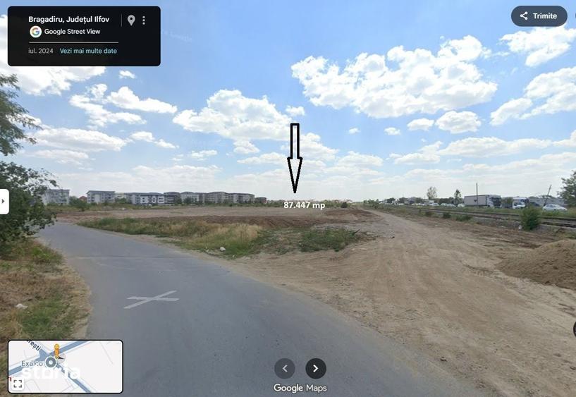 Teren de 87447 mp, în Central