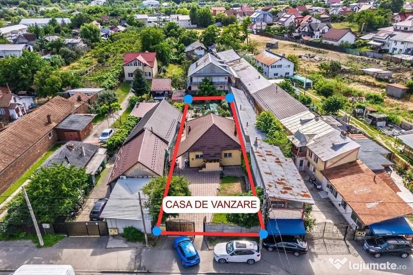 Casă cu 3 camere cu Teren 634 Mp în Central