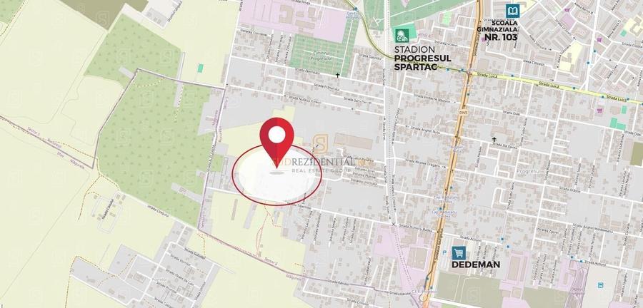 Teren agricol intravilan de 6261 mp, în Giurgiului