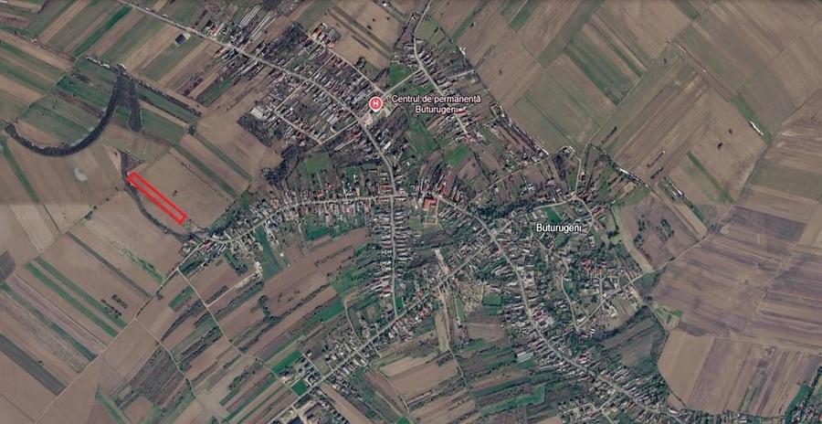 Teren de 590 mp, în Buturugeni