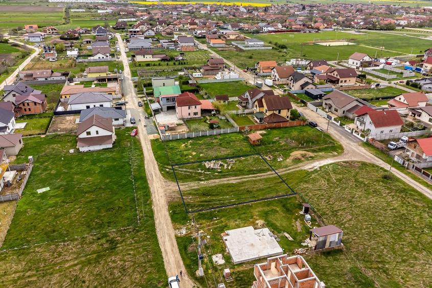 Teren Construcții intravilan de 748 mp, în Sânleani