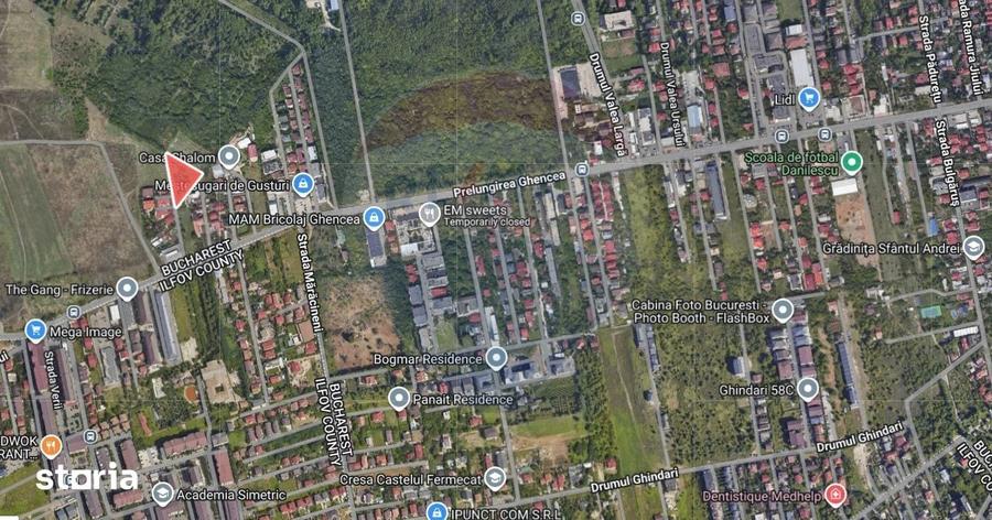 Teren de 2477 mp, în Prelungirea Ghencea