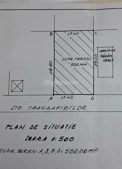 Teren intravilan 500 mp, cu utilități, ideal pentru casă