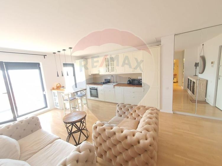 Apartament cu 2 camere semidecomandat, mobilat în Domenii