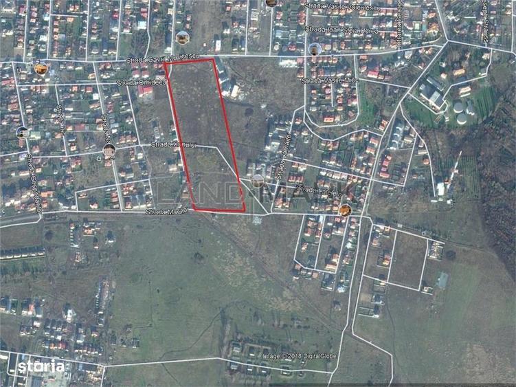 Teren de 64600 mp, în Girocului