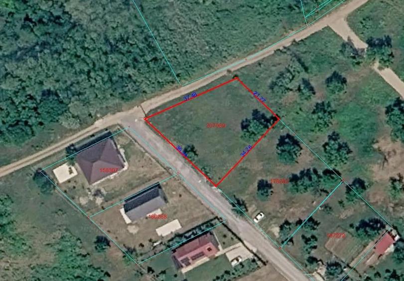 Teren de 1000 mp, în Central