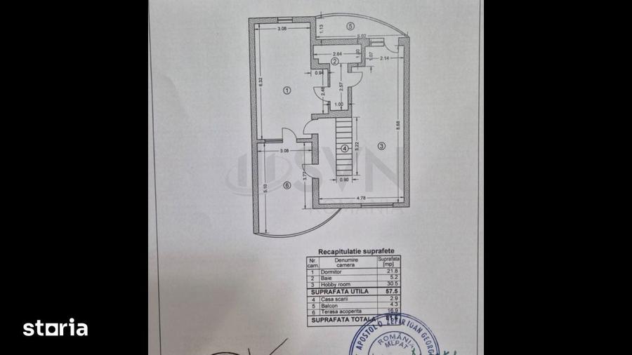 Casă cu 6 camere cu Teren 168 Mp în Central