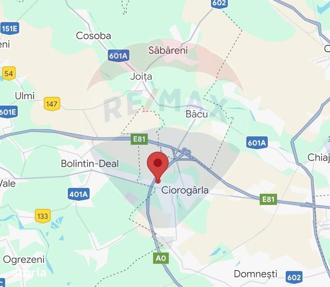 Teren de 14863 mp, în Ciorogârla