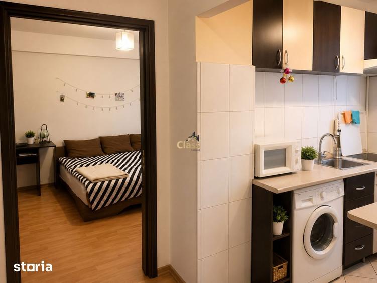 Garsonieră decomandată, mobilată în Central