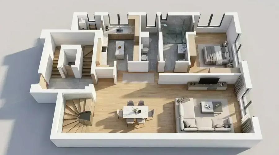 Apartament cu 6 camere decomandat în Dorobanți