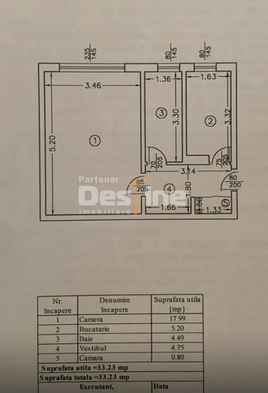 Garsonieră renovată, 33,23 mp utili, parter Berceni - 7