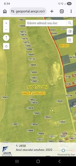 Teren intravilan de 2990 mp, în Valea Lupului