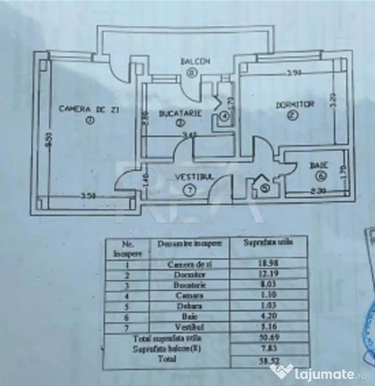 Apartament cu 2 camere decomandat în Ștefan cel Mare