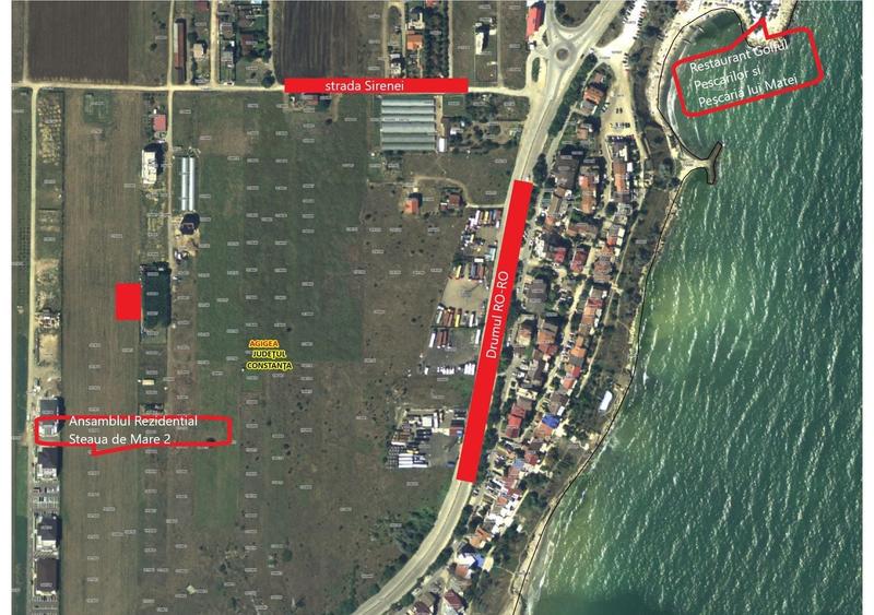 Teren agricol intravilan de 600 mp, în Agigea