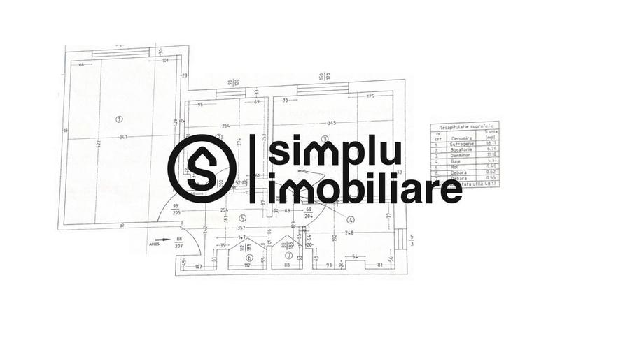 Apartament cu 2 camere în Brazda lui Novac