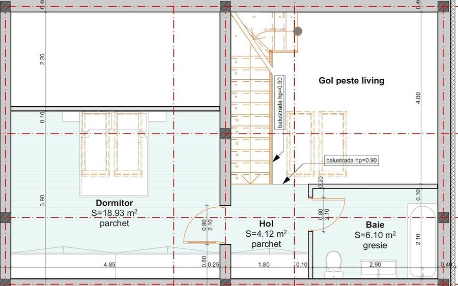 Giroc | Profi-Neptun | Apartament 3 camere cu scara interioara - 10
