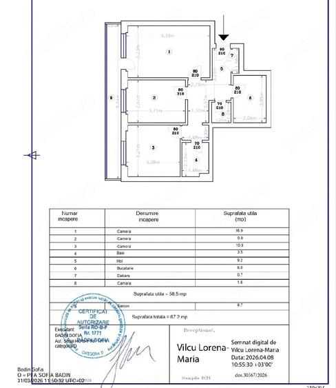 Apartament cu 3 camere decomandat, mobilat în Drumul Taberei