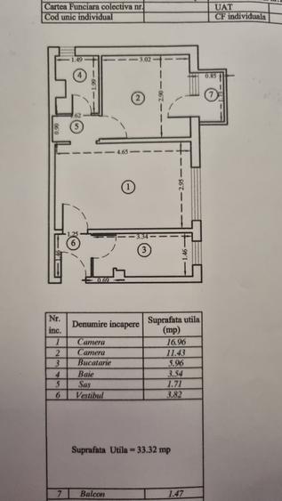 Apartament cu 2 camere semidecomandat în Rahova