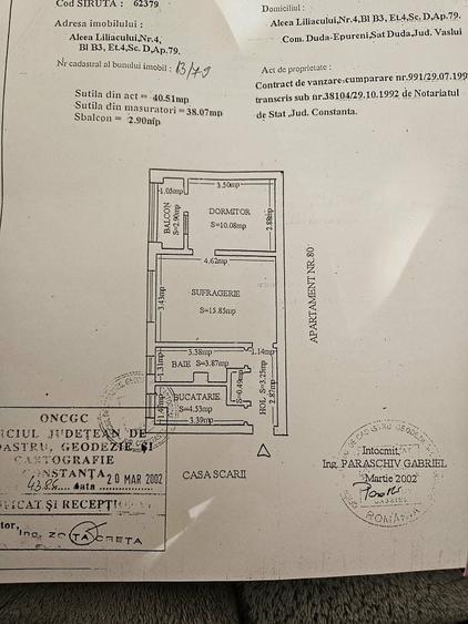 Apartament cu 2 camere în Central