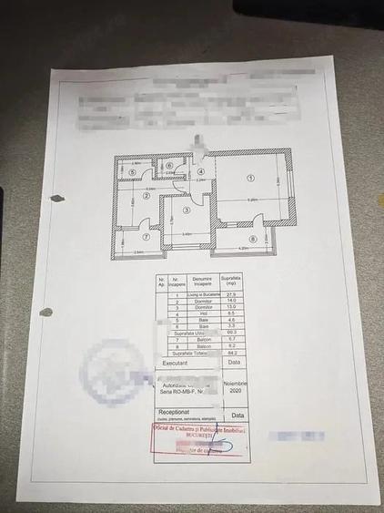 Apartament cu 3 camere decomandat în Central