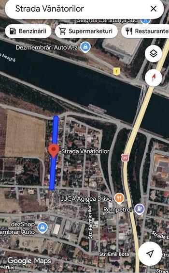 Teren de 451 mp, în Agigea