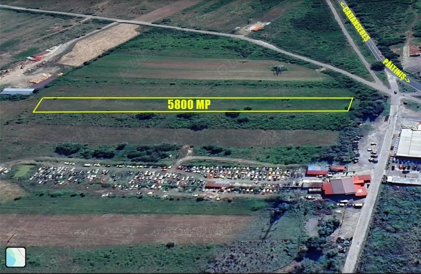 Teren de 5800 mp, în Păltiniș