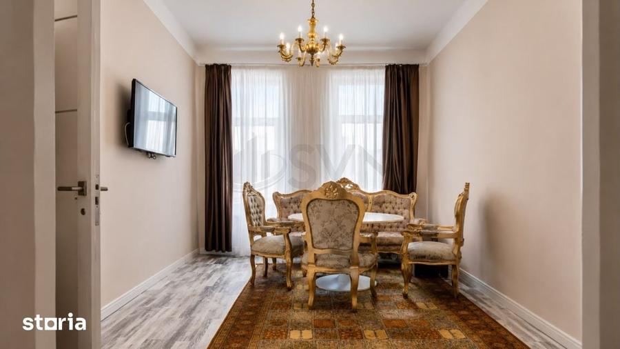 Apartament cu 2 camere semidecomandat în Centrul Istoric