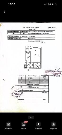 Apartament cu 2 camere decomandat în Sârbi