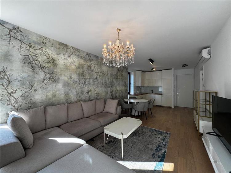 Apartament cu 2 camere decomandat, mobilat în Herăstrău