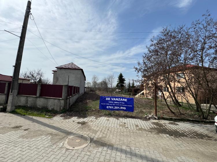 Teren Construcții intravilan de 1000 mp, în Dragomirești-Vale
